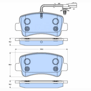 Δισκόφρενα  ZTEC+ για Nissan,Opel,Renault